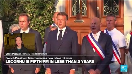 Macron names close ally Lecornu new PM
