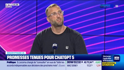 Promesses tenues pour ChatGPT-5 - 09/09