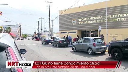 La FGE no tiene conocimiento oficial de la presunta sustracción de una menor