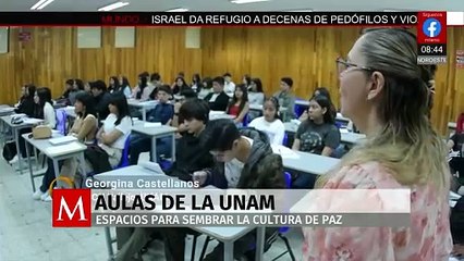 Las aulas de la UNAM se vuelven espacios para sembrar la cultura de paz