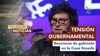 Pdte. Milei intensifica reuniones tras contundente victoria peronista en Buenos Aires