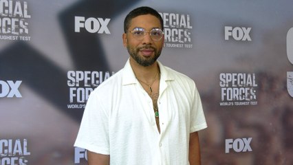 Jussie Smollett attends the red carpet for FOX's "Special Forces: World's Toughest Test" event