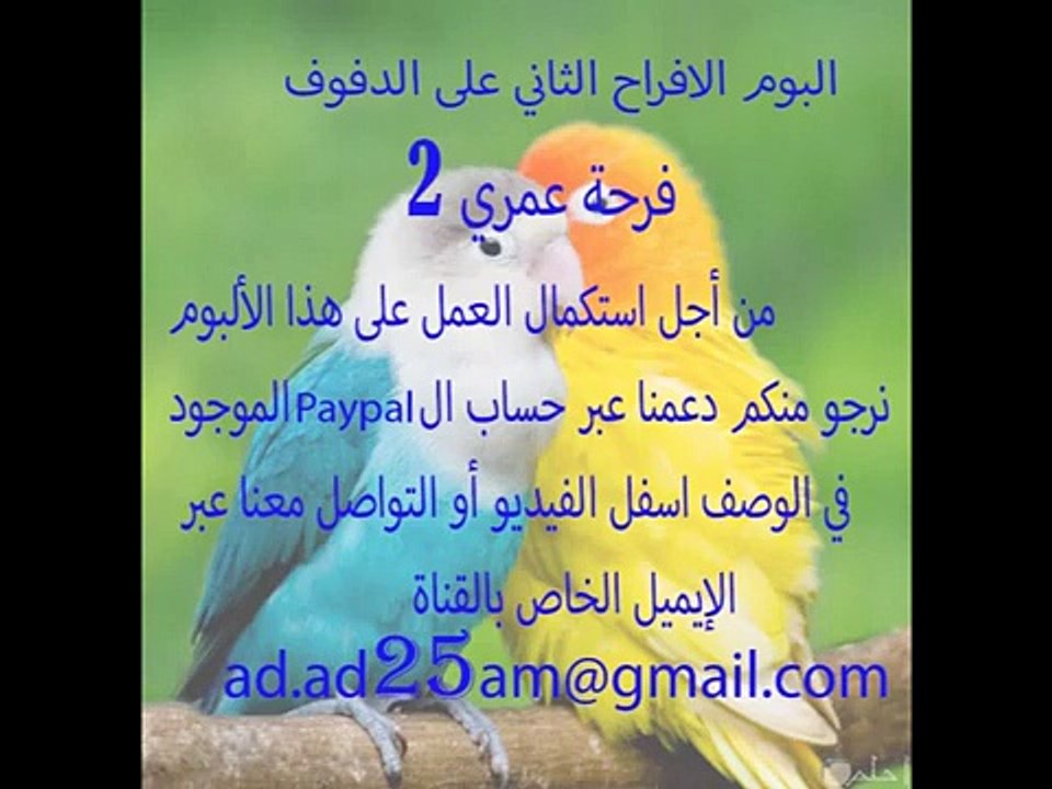 ١ ... أجمل زفة من ألبوم الأفراح الثاني (فرحة عمري) على الدفوف