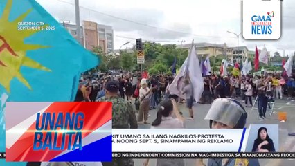 Mga pulis na nanakit umano sa ilang nagkilos-protesta sa labas ng Kamara noong Sept. 5, sinampahan ng reklamo sa CHR | Unang Balita