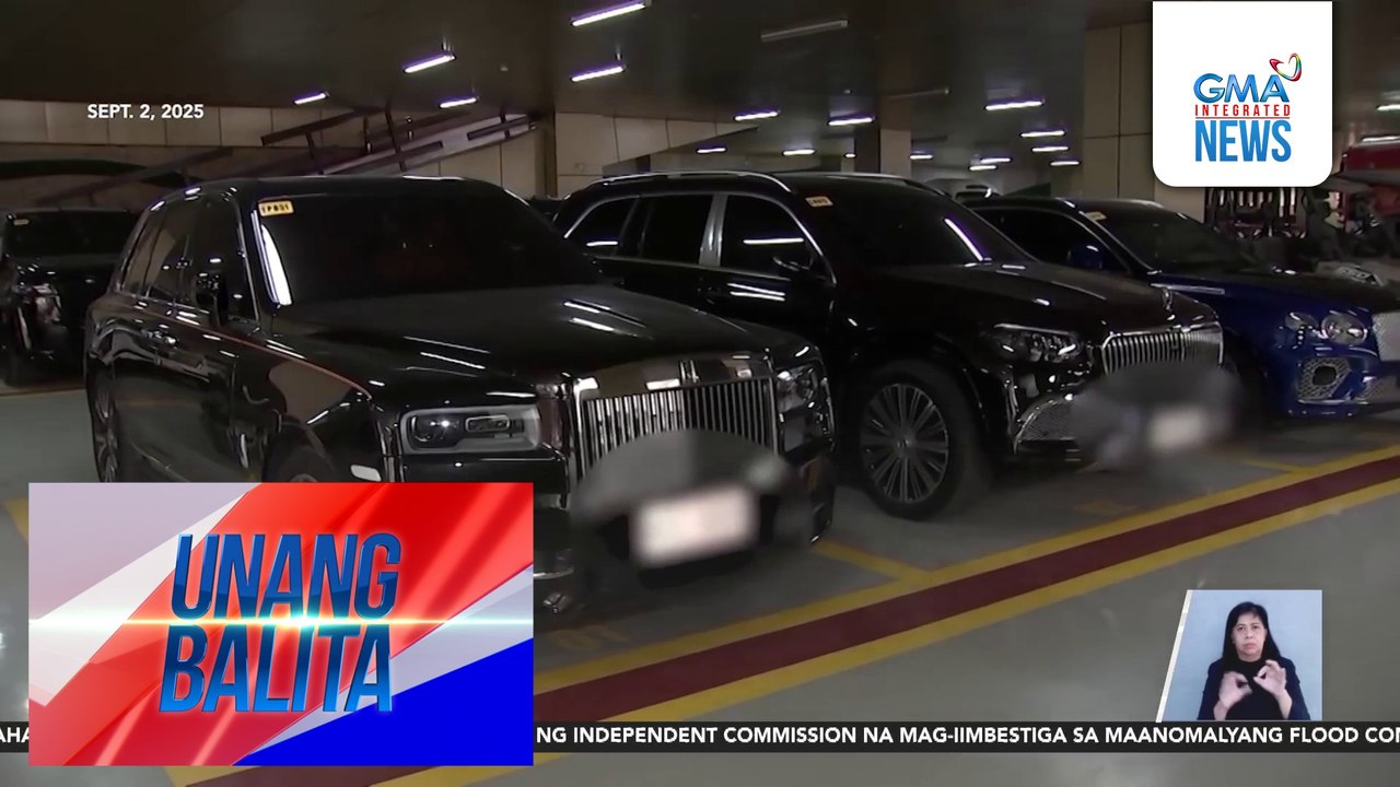 Report ukol sa luxury cars ng pamilya Discaya, posibleng ilabas ng Bureau of Customs ngayong araw | Unang Balita