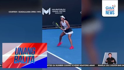 Alex Eala, wagi laban sa pambato ng France sa SP Open Campaign sa Sao Paulo, Brazil | Unang Balita