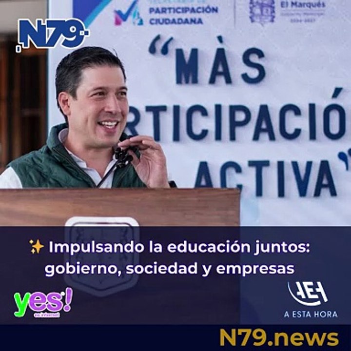 ✨ Impulsando la educación juntos gobierno, sociedad y empresas