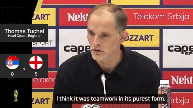 'Teamwork in its purest form' - Tuchel reacts to England's five-star performance