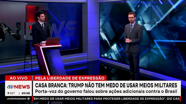 Trump fala em usar meios militares em resposta a julgamento de Bolsonaro; Neitzke comenta
