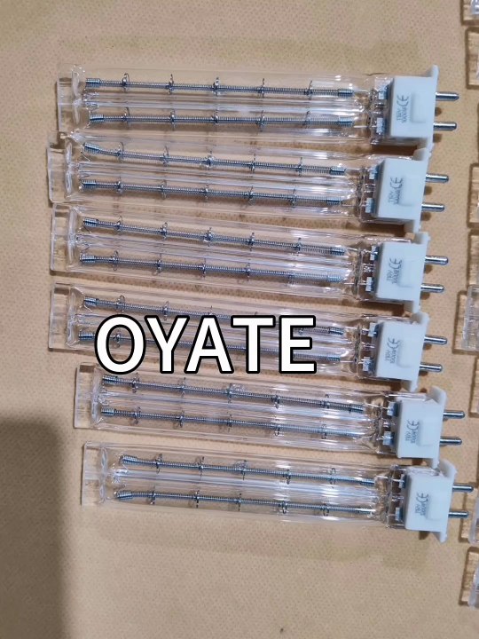 OYATE customized 110v 1000w shortwave IR lamps for industrial sealing systems