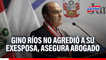 Gino Ríos nunca agredió a su exesposa, asegura abogado: Ella sufrió de ansiedad por su divorcio