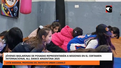Jóvenes bailarinas representarán a Misiones en el certamen internacional All Dance Argentina 2025