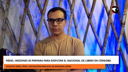 Pádel: Misiones se prepara para disputar el Nacional de Libres en Córdoba