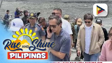 DPWH Sec. Dizon, nag-inspeksyon sa 1.5 km road mega dike project sa Brgy. Tagumpay, Naujan, Oriental Mindoro