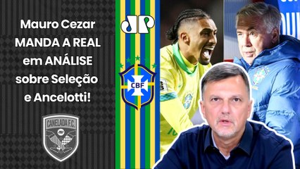 "NÃO DÁ PRA COMPARAR! Por LINHAS TORTAS, a Seleção Brasileira hoje..." Mauro Cezar MANDA A REAL!