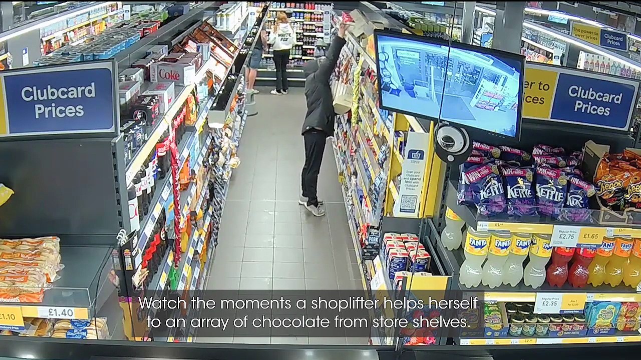 Sweet-toothed thief jailed after being caught stealing £250 worth of chocolates
