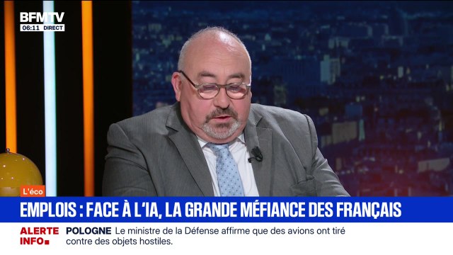 BFM Conso : Emplois : face à l'IA, la grande méfiance des Français - 10/09