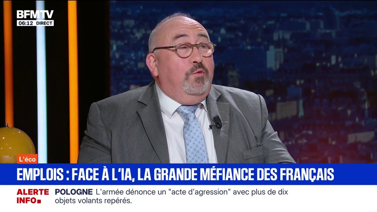 Seul 11% des salariés français considèrent que l'IA aura un impact positif sur leur emploi