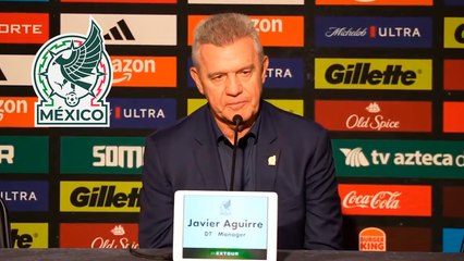 Javier Aguirre acepta que es complicado mantener el ritmo de la Selección Mexicana durante todo el partido