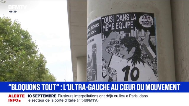 Bloquons tout : un mouvement porté par l'ultra-gauche