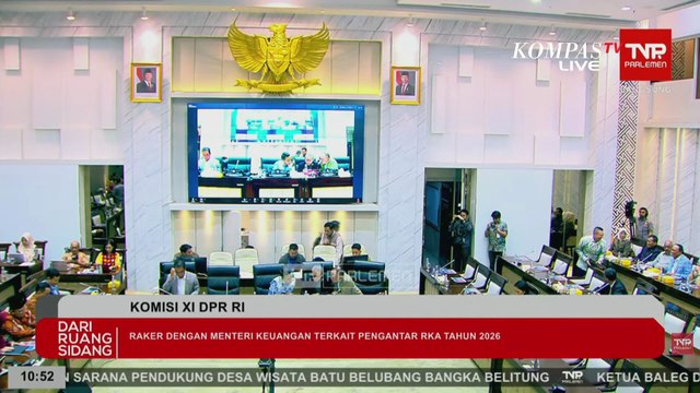 Perdana! Menkeu Purbaya Rapat dengan Komisi XI DPR, Bahas Hal Ini | KOMPAS SIANG