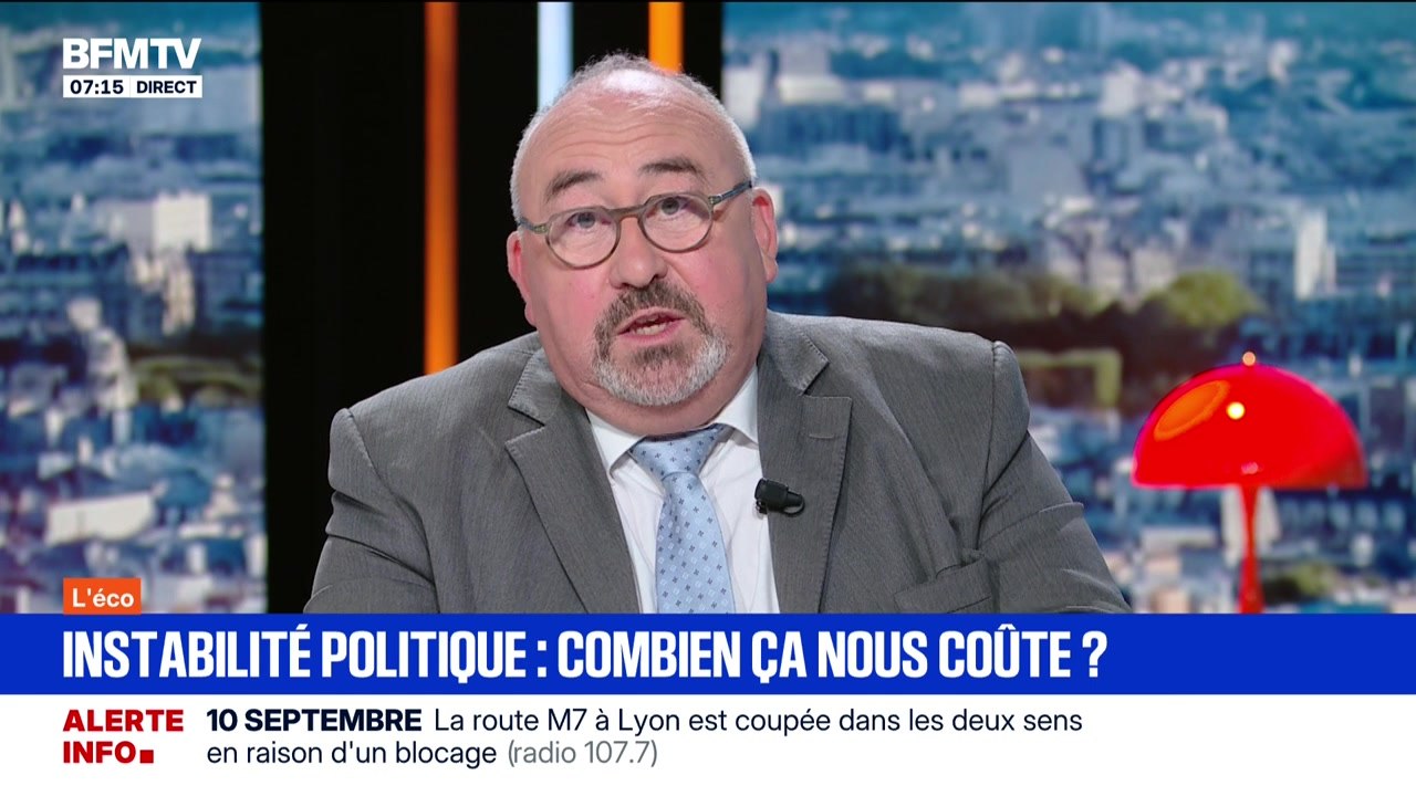 BFM éco : Instabilité politique, combien ça nous coûte ? - 10/09