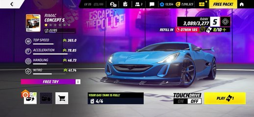 Rimac Concept S Unleashed Event All Possible Runs | Heatwave: Afterburn Season | Asphalt Legends