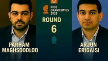 Erigaisi Holds Maghsoodloo! | Round 6 Draw Drama | FIDE Grand Swiss 2025
