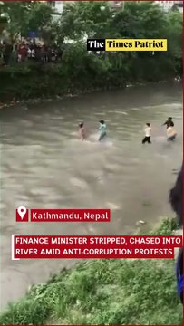 Nepal Erupts: Finance Minister Stripped, Chased Into River Amid Anti-Corruption Protests