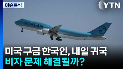 [뉴스나우] 미국 구금 한국인, 내일 귀국...비자 문제 해결될까? / YTN