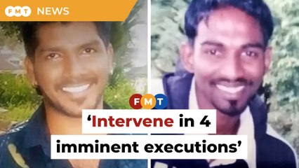 Intervene in imminent executions of 4 in S’pore, Suhakam urges govt
