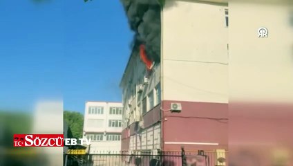 Şanlıurfa'da Hükümet Konağı'nda çıkan yangın söndürüldü