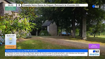 10/09/2025 - ici matin par  ici Breizh Izel en vidéo