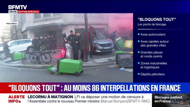 Environ 75 interpellations dans l'agglomération parisienne, une grosse dizaine dans le reste de la France , explique Mathieu Zagrodzki, consultant sécurité