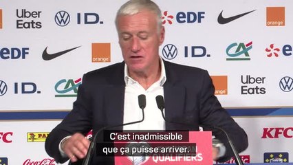 Bleus - Deschamps sur les sifflets à l'encontre de Rabiot : "C’est inadmissible"