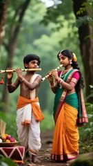 मुरली की धुन पे झूमे गगन रंग बरसे रस में मगन