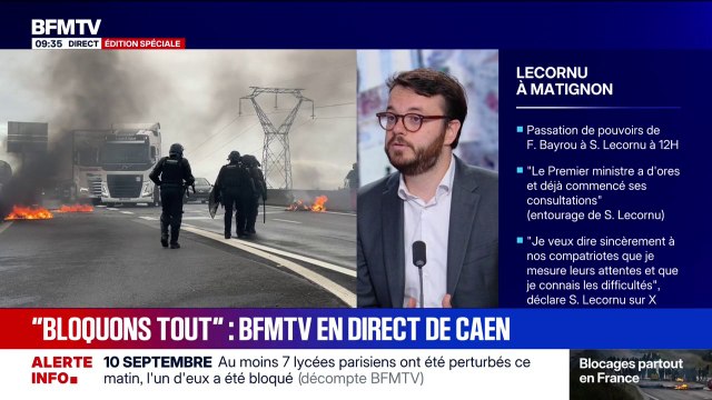 10 septembre: Je ne soutiens pas les blocages qui empêchent les gens d'aller travailler , déclare Arthur Delaporte, porte-parole du parti Socialiste