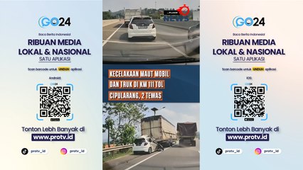 Kecelakaan Maut Mobil dan Truk di Km 111 Tol Cipularang, 2 Tewas