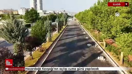 Elazığ'da Hazardağlı Kavşağı'nın açılışı cuma günü yapılacak