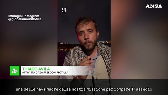 Flotilla, il messaggio dell'attivista a bordo della nave Alma dopo l'attacco raid