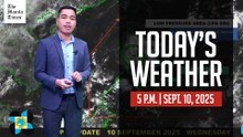 Today's Weather, 5 P.M. | September 10, 2025