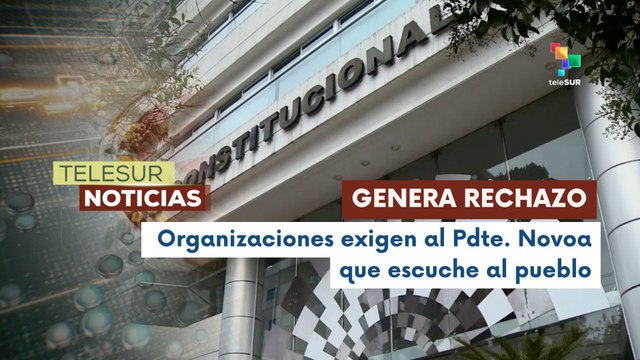 Gobierno de Ecuador anuncia nuevas preguntas para consulta popular y genera críticas por gasto millonario