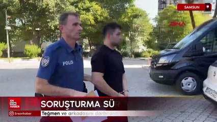 Samsun'da teğmen ve arkadaşını darbeden şüpheliye gözaltı