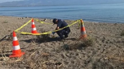 İznik Gölü sahilinde bomba bulundu