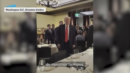 Trump es increpado en un restaurante de Washington: "Es el Hitler de nuestros tiempos"