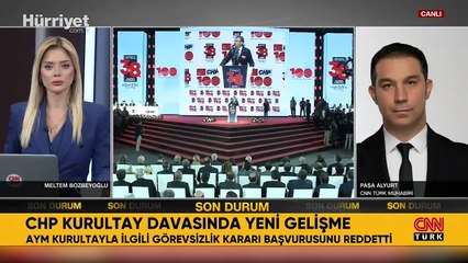 CHP kurultay davasında yeni gelişme
