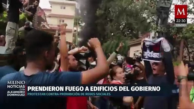 Nepal enfrenta violencia tras masivas protestas por bloqueo de redes sociales