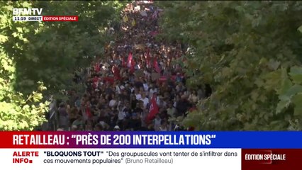 10 septembre: plusieurs milliers de personnes rassemblées dans le centre de Marseille