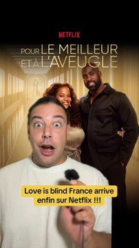 Love is blind France arrive enfin sur Netflix !!! Dis-moi en commentaire si t’as hâte de regarder et si tu l’as déjà vu dis-moi ce que t’en as pensé ☺️Dans Pour le meilleur et à l'aveugle 15 hommes et 15 femmes sont en quête de l’amour !