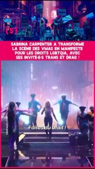 SIMONE - NEWS : Sabrina Carpenter rend hommage à la communauté LGBTQIA+ aux VMAs